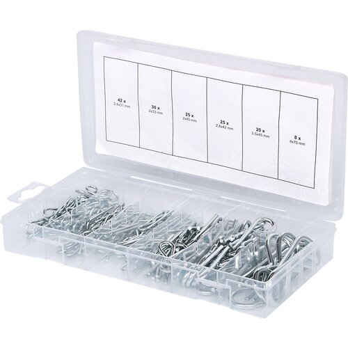 Ks Tools Ponudba vzmetnih razcepk, 150 kosov, 1,8 x 33 - 3,9 x 75 mm Slike