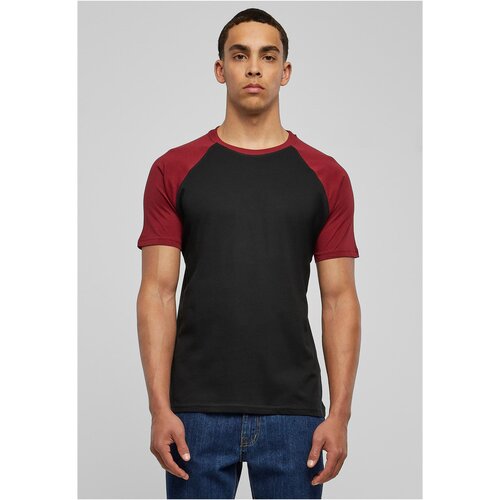 Urban Classics Raglan contrasting t-shirt blk/burgundy Cijene