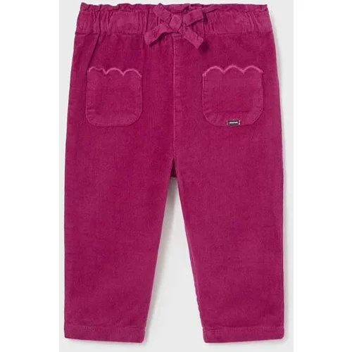 Mayoral Otroške hlače vijolična barva