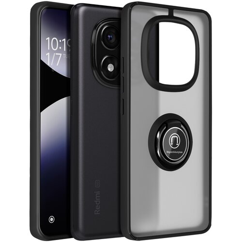 AVIZAR Ohišje za Xiaomi Redmi Note 14 Pro 5G / 4G in Note 14 Pro Plus obroček, Črna, (5000015223) Cene