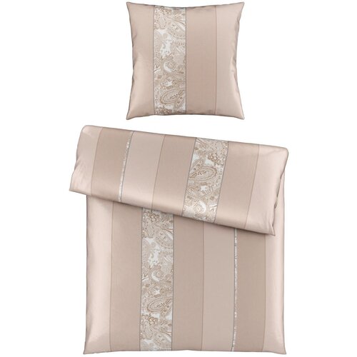 Dieter Knoll posteljnina ornament 140/200 cm saten bež Cene