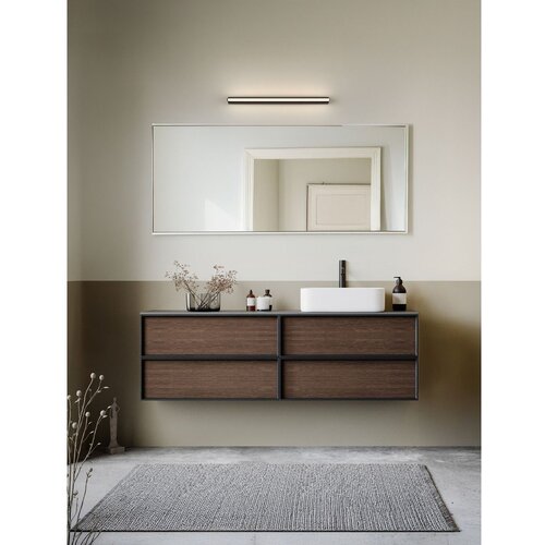 Nova Luce Mat črna aluminijasta LED stenska svetilka Endo &amp;ndash; Slike
