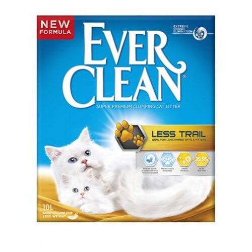Clorox International ever clean posip za mačke lesstrail long hair - grudvajući 6L Slike