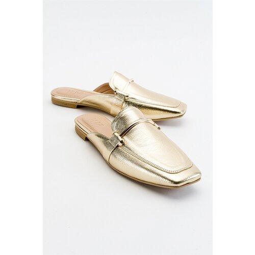 LuviShoes Ronda Gold Women&amp;#039;s Slippers Slike