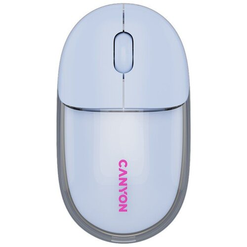 Canyon mouse onclick 24 bt/ wireless transparent/blue CNS-CMSW24BL Slike