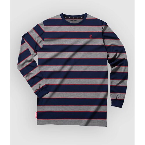 Loose Riders Austin Red Long Sleeve Tech Tee grey Cene
