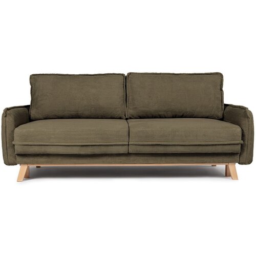 Bonami Selection Svijetlo zelena sklopiva sofa od samta 218 cm Tori &amp;ndash; Slike