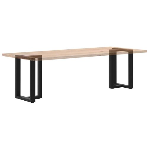VidaXL Noge blagovaonski stol T-oblika 2kom crne 60x35x(72-73)cm čelik Slike