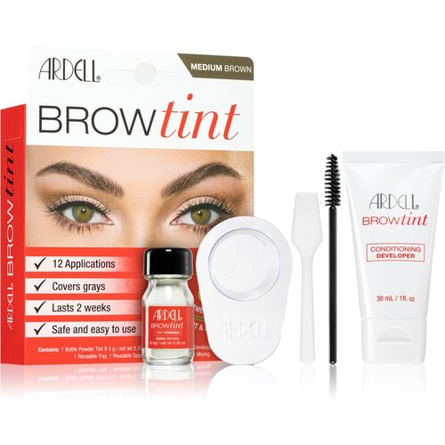 Ardell Brow Tint barva za trepalnice 8,5 g odtenek Medium Brown za ženske Cene
