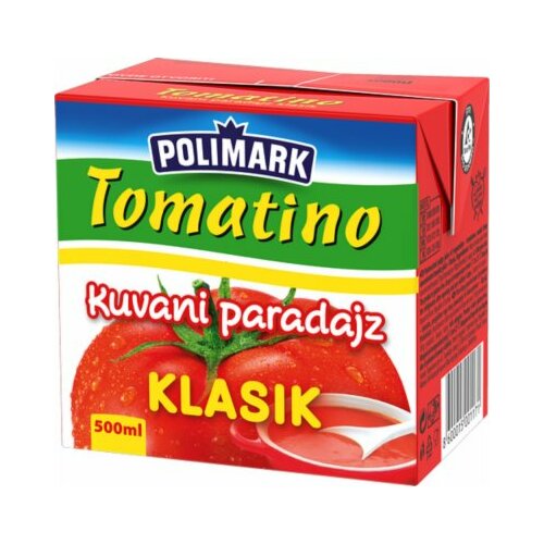 Polimark tomatino kuvani paradajz klasik 500ml tetrapak Slike