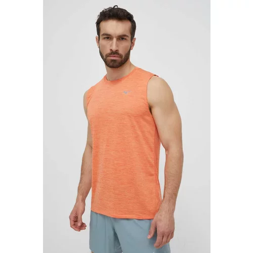 Mizuno Kratka majica za tek Impulse Core oranžna barva, J2GAB011