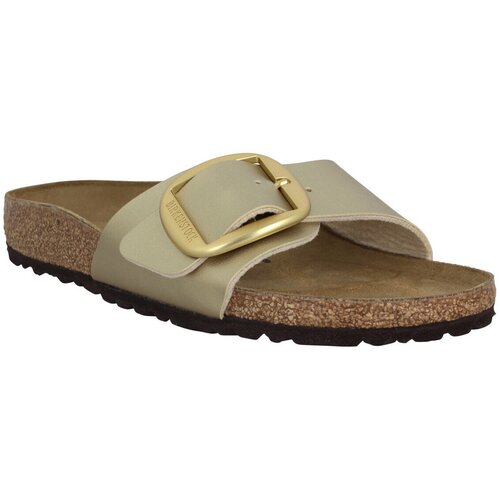 Birkenstock Madrid Big Buckle Metallic Femme Gold Gold Slike
