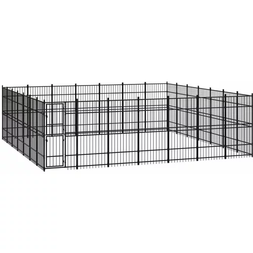  vanjski kavez za pse čelični 45 16 m²