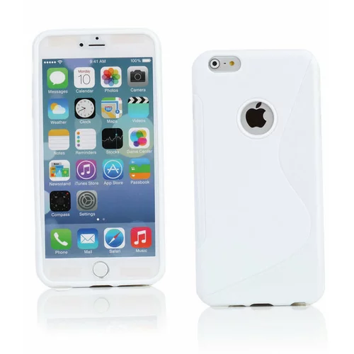 Mobiline gel etui s-vzorec beli neprosojni za apple iphone 6 6S plus (5.5")