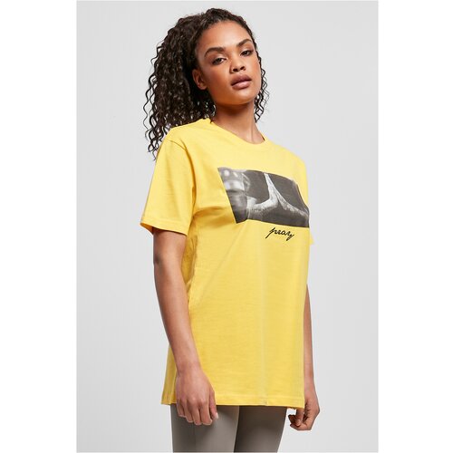 Mister Tee Women's T-shirt Pray yellow Cene