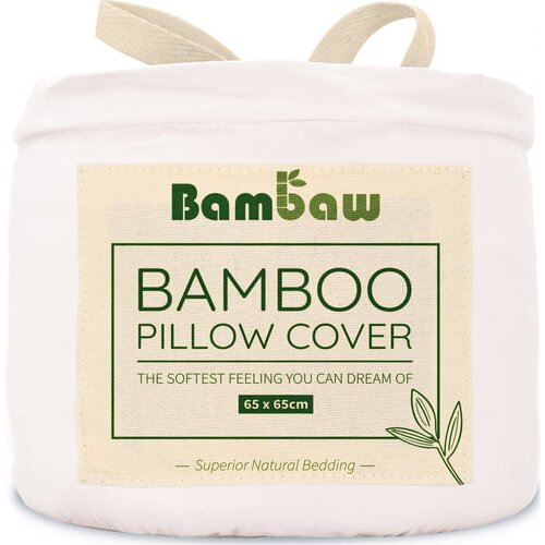 Bambaw prevleka za blazino iz bambusa 65 x 65 cm, 2-delni set - white Cene