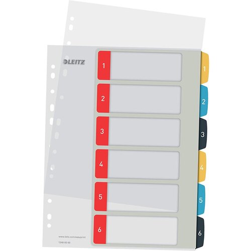  Pregradni karton a4 pp 1-6 printable barvni leitz cosy 12460000 LEITZ COSY-WOW Cene
