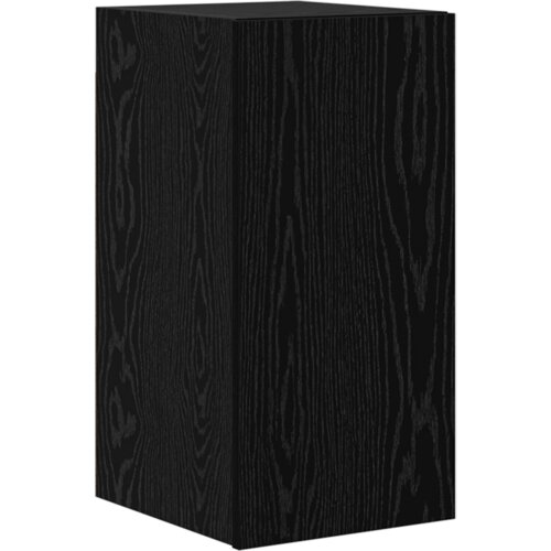 VidaXL TV Kabinet za Zid s policom s pohranom s vratima 6 pcs Crni hrast Konstruirano drvo Slike