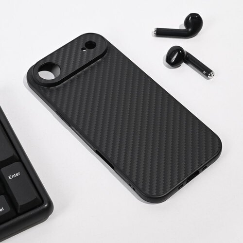 CARBON FIBER Maska za iPhone 17 Air 6.6, Crna Slike