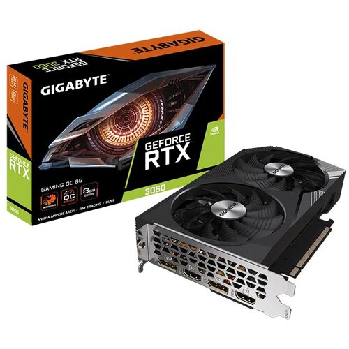 Gigabyte GAMING GeForce RTX 3060 OC 8G NVIDIA 8 GB GDDR6 Slike