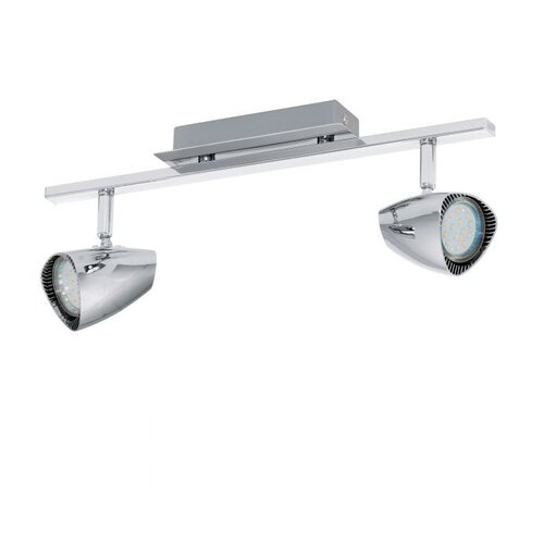 Eglo corbera spot/2, led, gu10, 2x3w, 2x240lm, hrom AXZDVEA Slike