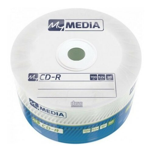 Mymedia CD-R 52X 50PK WRAP 700MB 69201 ( 74MM/Z ) Slike