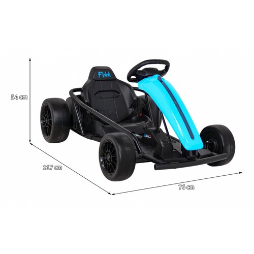 Ramiz Gokart FX1 Drift Master 24V MODRA Slike