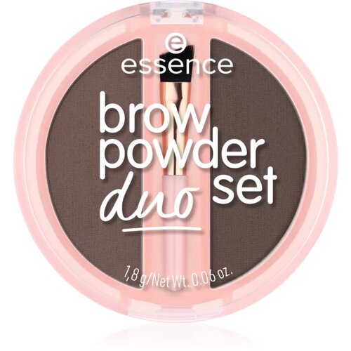 Essence Brow Powder Duo set za obrvi odtenek 03 Dark 1.8 g Cene