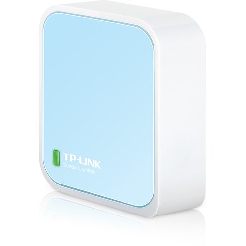 Tp-link TL-WR802N wireless router Fast Ethernet Single-band (2.4 GHz) Blue, White Slike