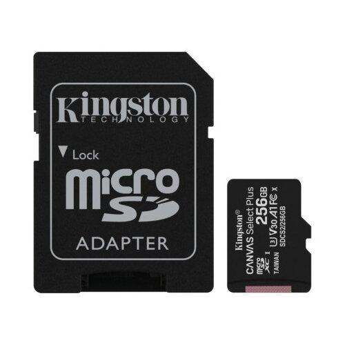 Kingston 256gb canvas select plus 100r sdcs2/256g + adapter Mc microsdxc ( 22502 ) Slike