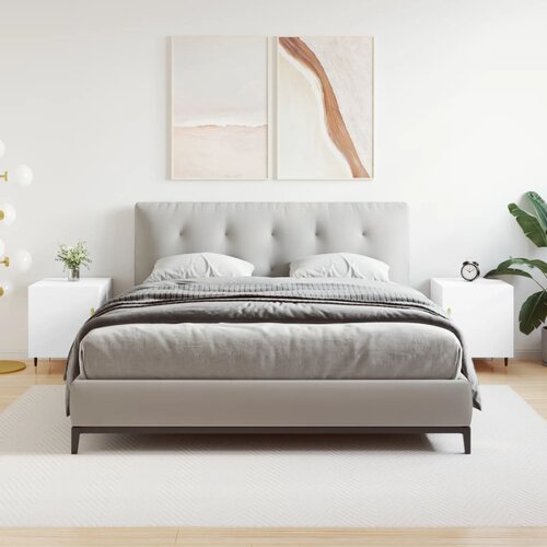 VidaXL Noćni ormarići 2 kom bijeli 40 x 40 x 50 cm konstruirano drvo Slike