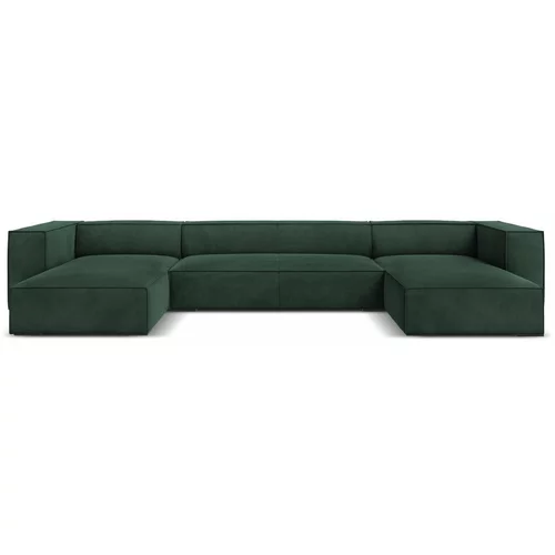 Windsor & Co Sofas Tamno zelena kutna garnitura (oblika slova "U") Madame -