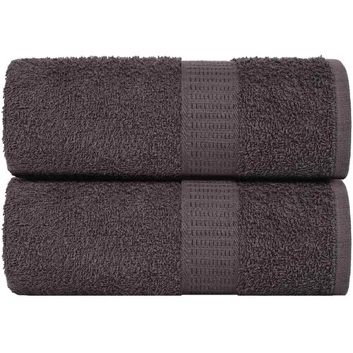 vidaXL Brisače za umivanje FROGN 2 kosa antracitne 30x30 cm 360 g/m², (5000307679) Cene