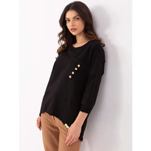 Calimera Blouse-CLM-BZ-1263.49-black