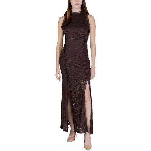 Guess Dolge obleke NEW LIZA DRESS W6GK16 K2953 Kostanjeva Cene