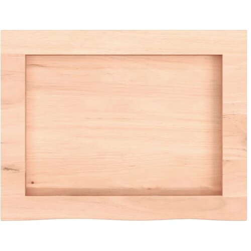  Kupaonska radna ploča 40x30x(2-6) cm netretirano masivno drvo Slike