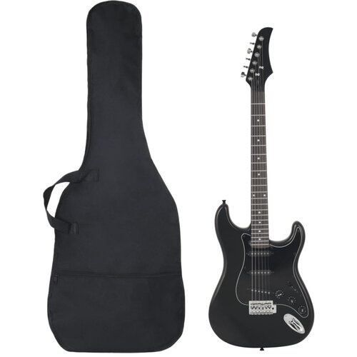 vidaXL Električna gitara za početnike s torbom crna 4/4 39 " Cijene
