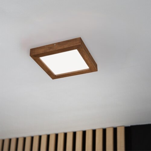  Brilagi-LED Prigu&amp;scaron;iva svetiljka WOODY FRAME LED/24W/230V hrast 30x30 cm IP44 + daljinski upravljač Slike