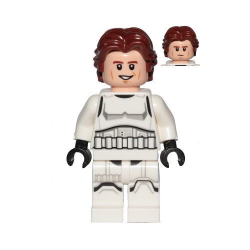 Lego Star Wars sw1204 Han Solo - Stormtrooper Outfit, Printed Legs, Shoulder Belts Cene