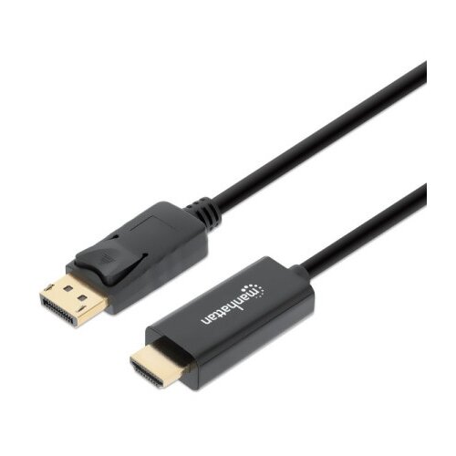 Manhattan HDMI priključni kabel 180.00 cm 152679 crna [1x muški konektor displayport - 1x muški konektor HDMI] Cijene