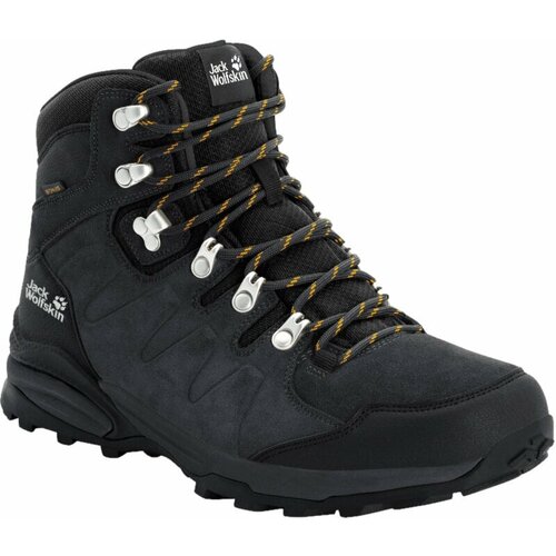 Jack Wolfskin Moške outdoor cipele Refugio Texapore Mid Phantom/Burly Yellow XT 41 Cene