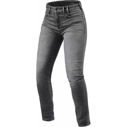 Rev'it! Jeans Shelby 2 Ladies SK Medium Grey Stone 32/28 Motoristične jeans hlače