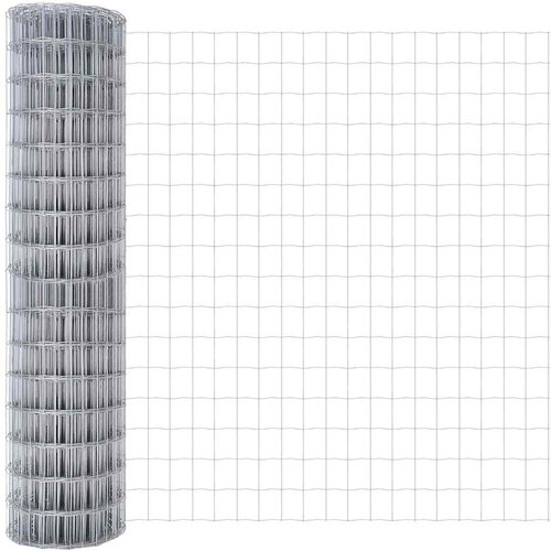  Vanjska Euro ograda za fiksiranje u tlo 10 x 1 m Srebrna Mreža Slike