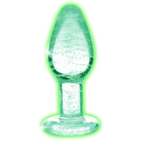 Booty Sparks Stakleni analni čep Glow-In-The-Dark, S Cijene