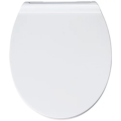 Poseidon WC deska Flat (duroplast, počasno spuščanje, snemljiva, bela)