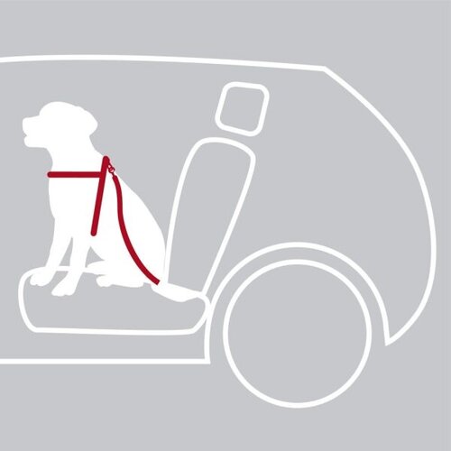 Trixie DOG CAR HARNESS M 50-70CM Automobilski pojas, crna, veličina Slike