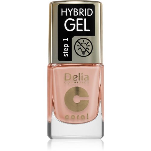 Delia Cosmetics Coral Nail Enamel Hybrid Gel gel lak za nokte nijansa 136 11 ml Slike