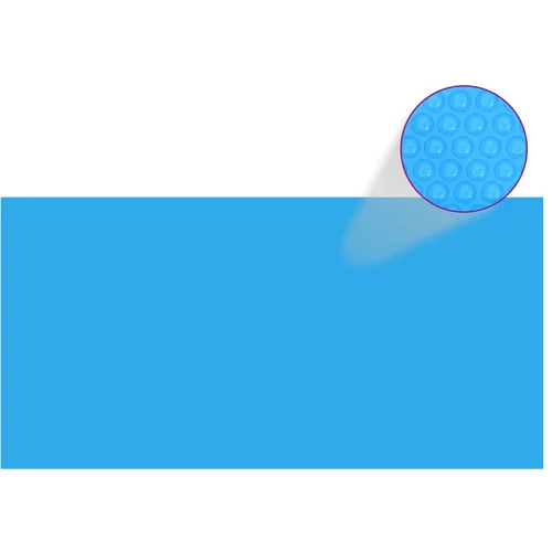  Pravokutni pokrivač za bazen 1200 x 600 cm PE plavi