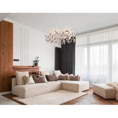 Globo 64133-8 - Luster na sajli DANNA 8xG9/8W/230V &amp;Oslash; 61 cm hrom Slike
