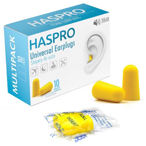  Čepki Za Ušesa Iz Pene - Haspro Multi10 Yell - 10 Parov Cene